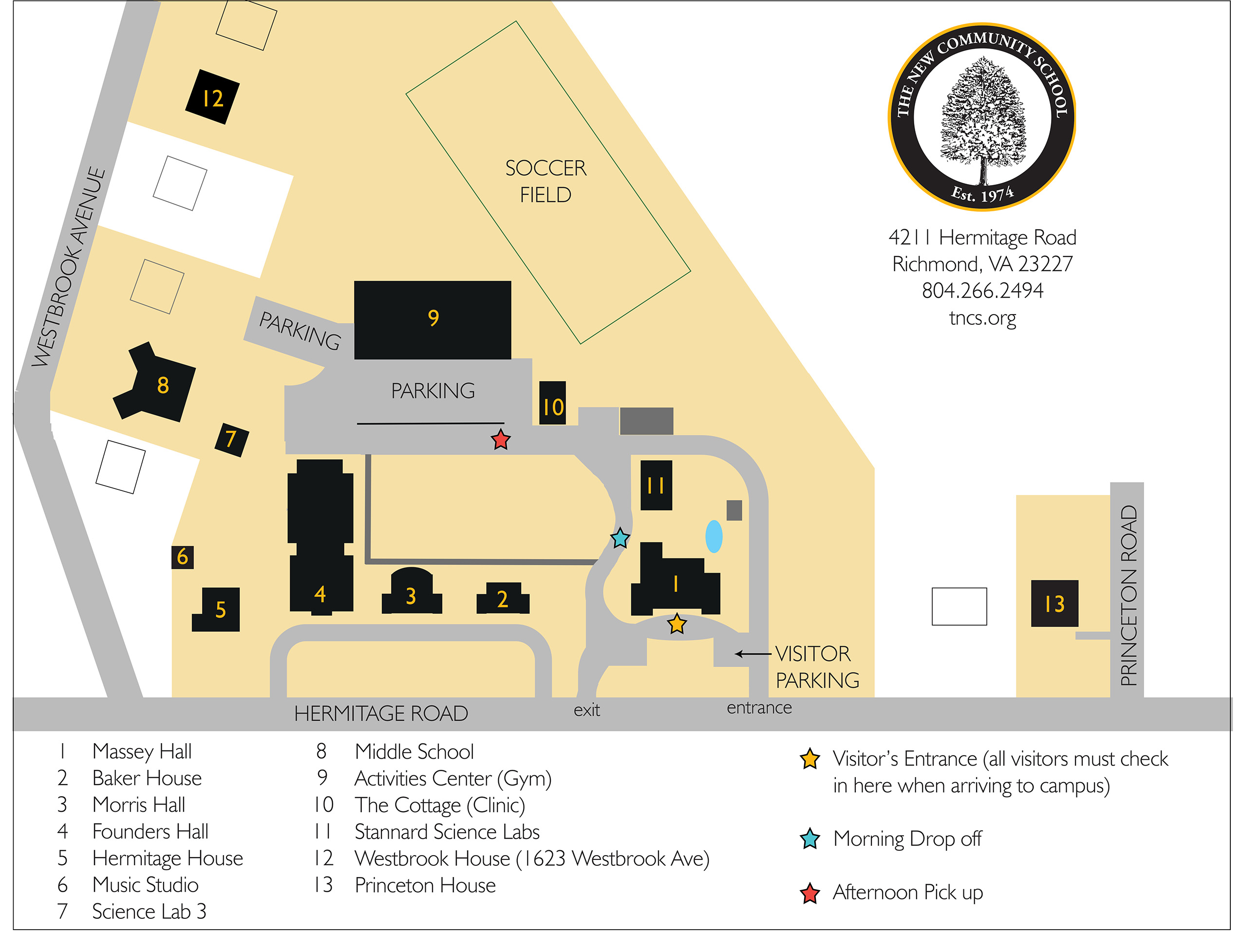 TNCS Campus Map